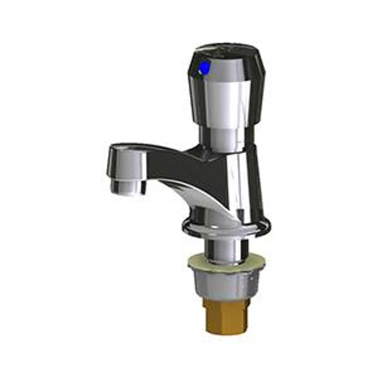 Chicago Faucet 333-665E39VPSHABCP Sngle Water Inlet Ftg,Metering