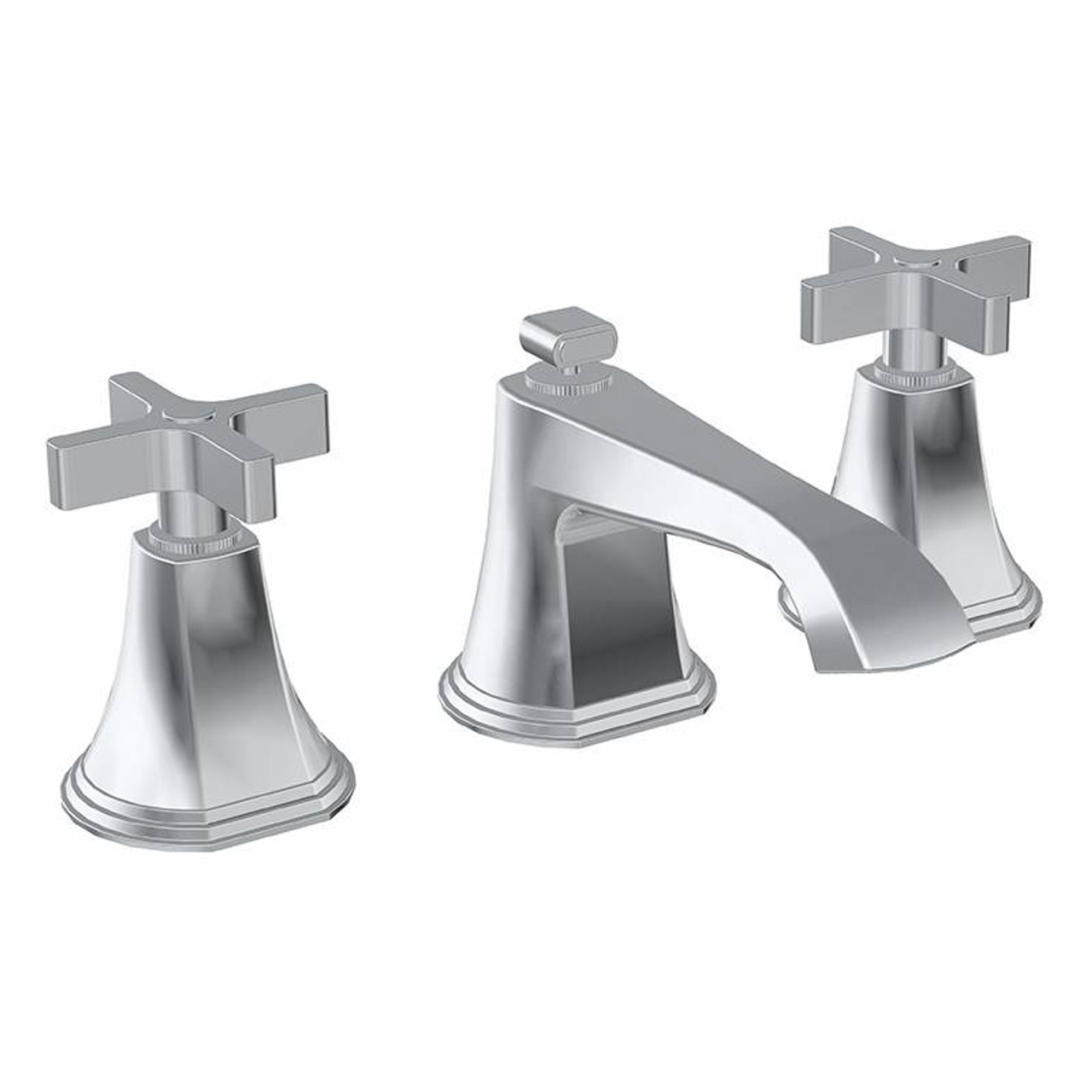Graff G-6810-C15B-PN Finezza UNO Widespread Lavatory Faucet w/Cross Handle, Polished Nickel Graff G-6810-C15B-PN Finezza UNO Widespread Lavatory Faucet w/Cross Handle, Polished Nickel