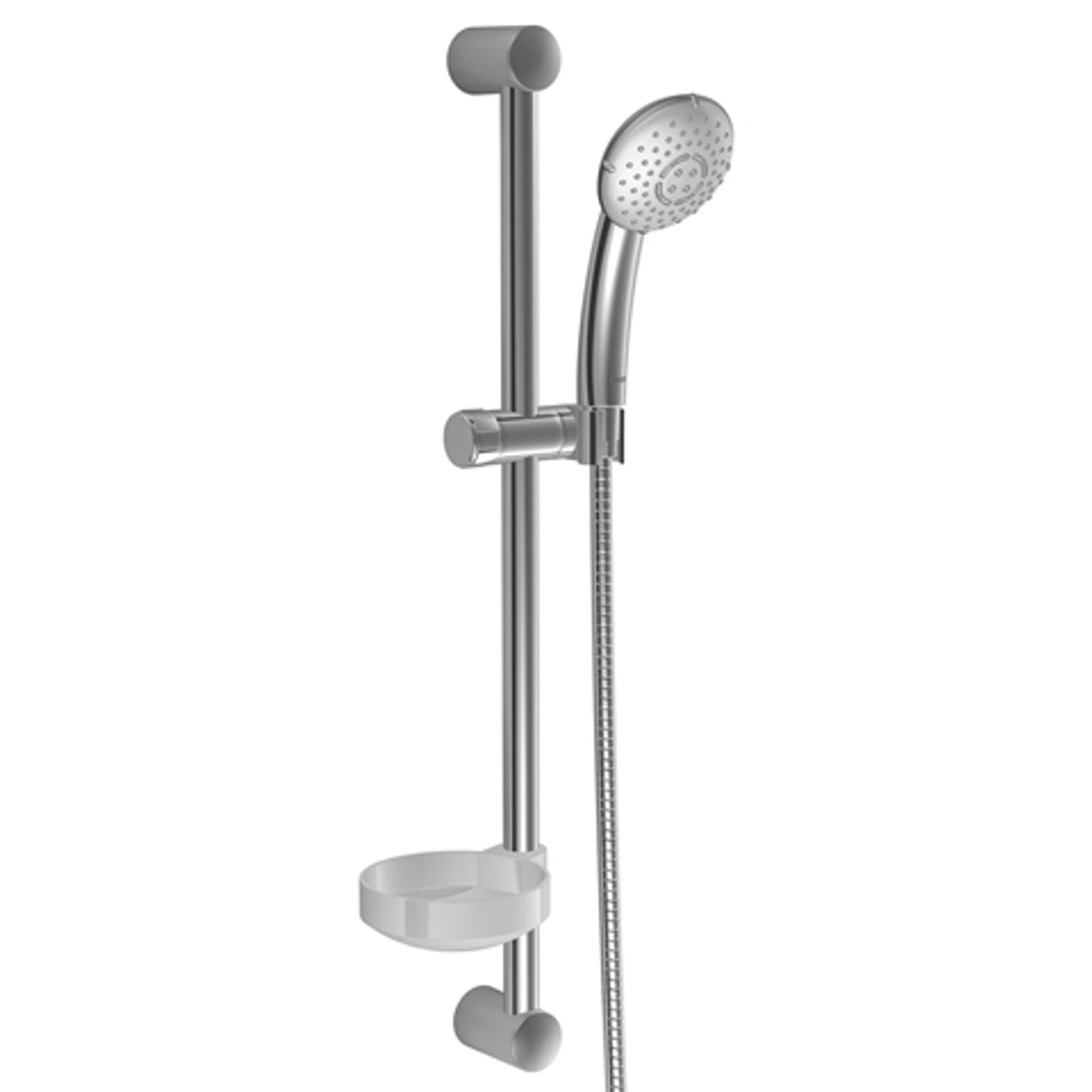 HANSABASICJET Sliding Wall Bar Kit with 24" Wall bar - 3 Setting Hand Shower