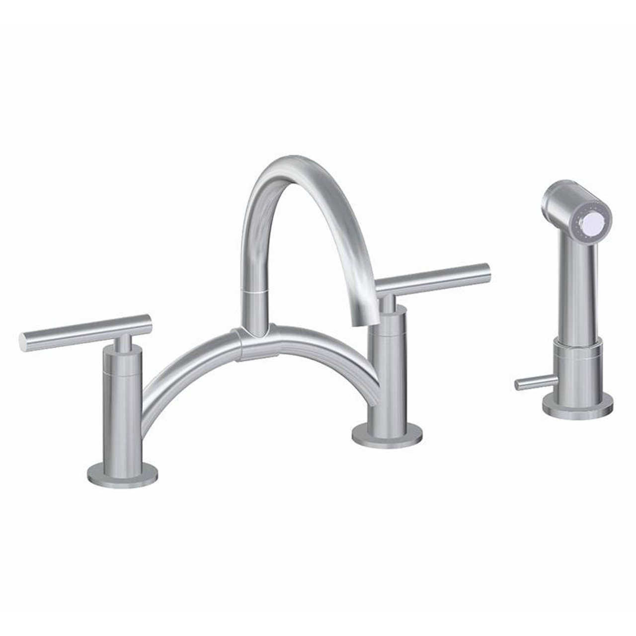 Graff G-5895-LM49-OB Contemporary Bridge Bar/Prep Faucet w/Independent Side Spray, Olive Bronze