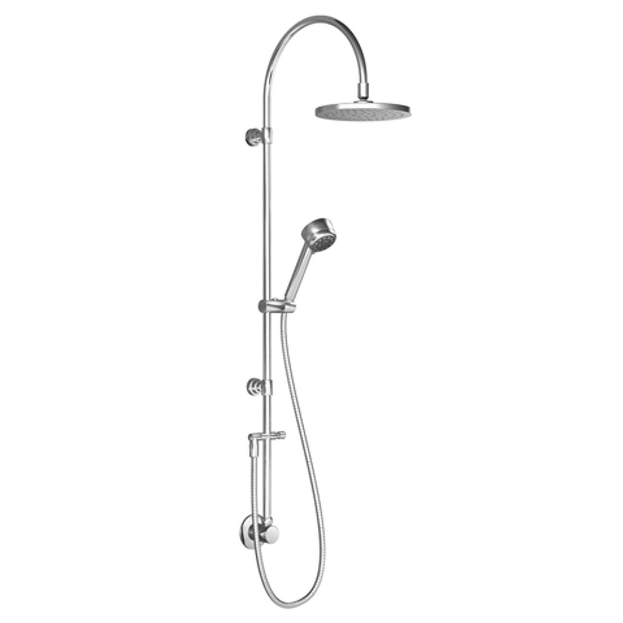 HANSAJET - Shower System with HANSARAIN Overhead Rain Shower HANSAJET - Shower System with HANSARAIN Overhead Rain Shower