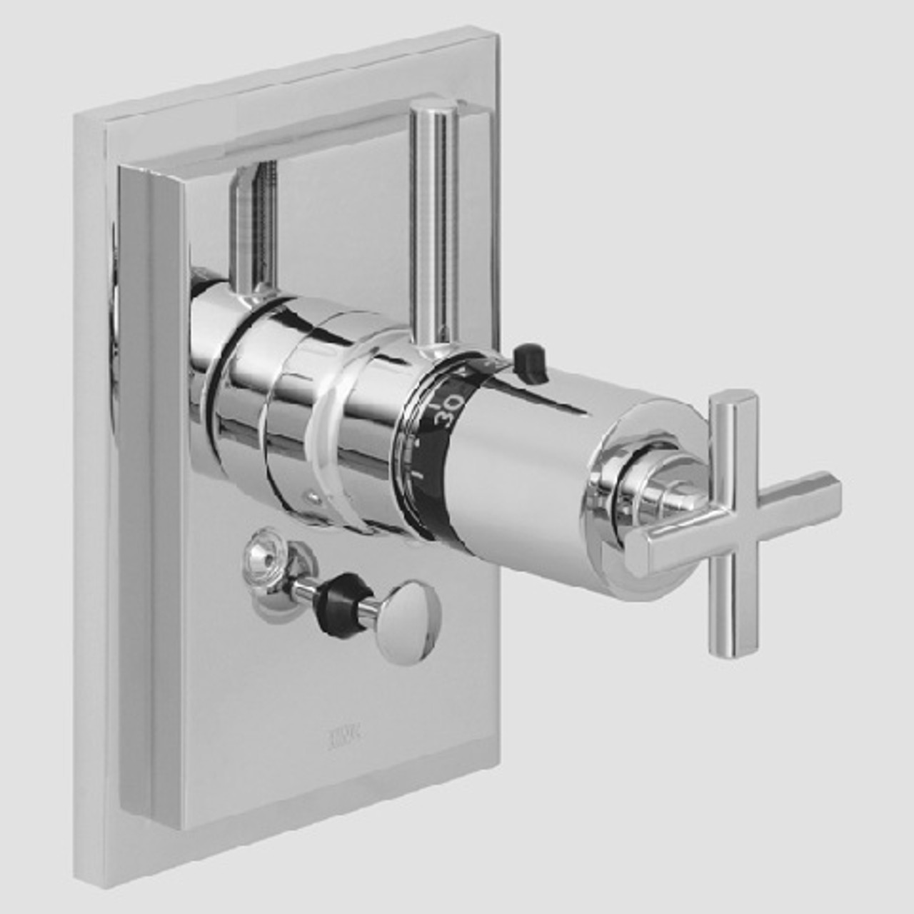 QBIX? Thermostatic Trim Chrome -Diverter