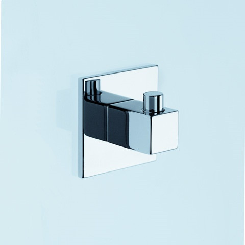 QBIX? Bath robe/twl hook, Chrome