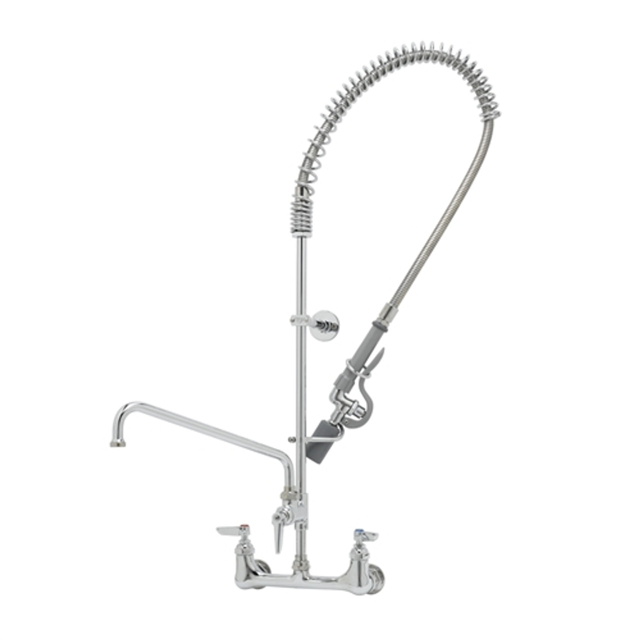T&S Brass B-0133-A12-V-BC - Easyinstall Pre-Rinse, Spring Action,Wall Mount Base, B-0156, B-0107-C & B-0970- T&S Brass B-0133-A12-V-BC - Easyinstall Pre-Rinse, Spring Action,Wall Mount Base, B-0156, B-0107-C & B-0970-