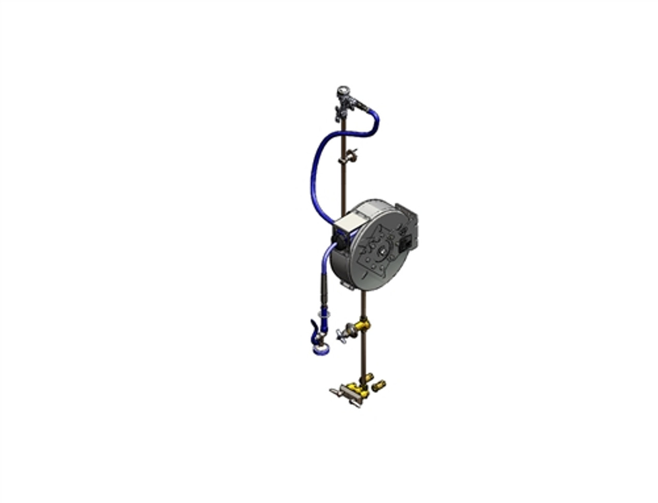 T&S Brass B-1432-7122-C01 - Hose Reel Assembly, 3/8-inch X 30' Closed Ss Hose Reel, Exposed Piping & Accessories T&S Brass B-1432-7122-C01 - Hose Reel Assembly, 3/8-inch X 30' Closed Ss Hose Reel, Exposed Piping & Accessories