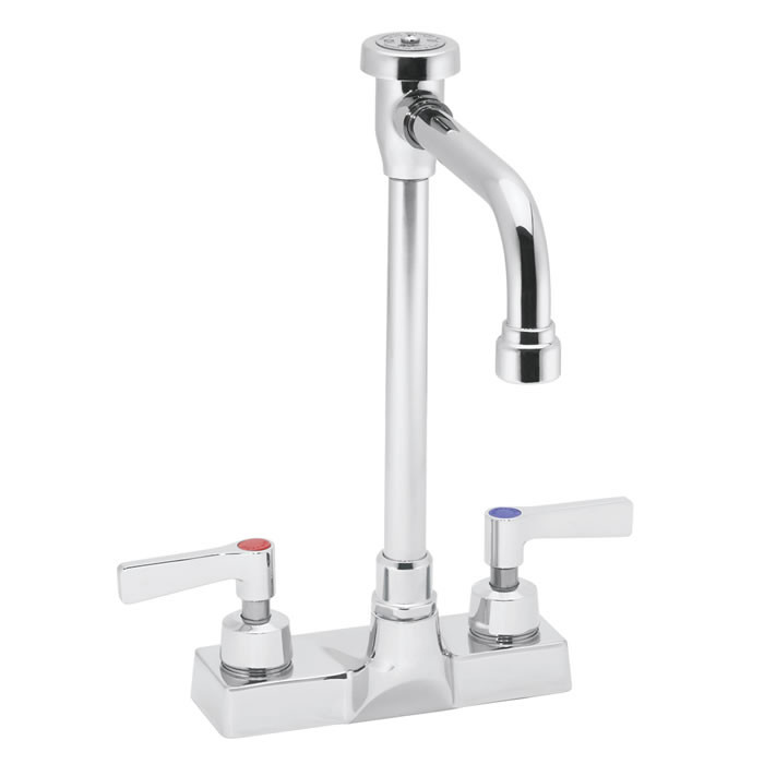 Speakman SC-3082-LD-VB6 - Commander centerset faucet with 6-inch deep rigid vacuum breaker spout and lever handles