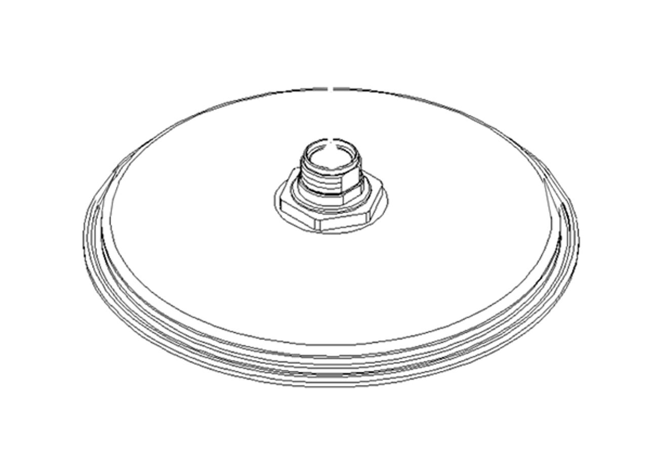 Dornbracht 04120103600-01 Gold Shwrhead Sprayface