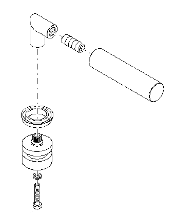 Dornbracht 04208805200-00 CP Complete Lever Handle