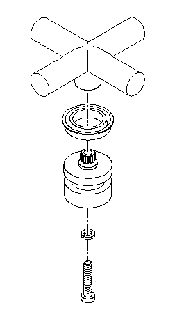 Dornbracht 04208900201-00 Cross-handle