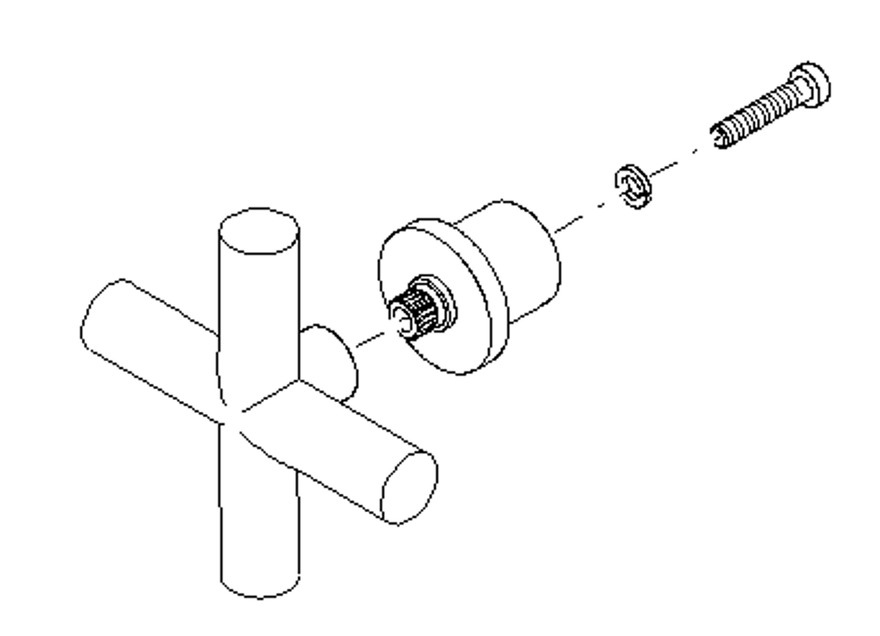 Dornbracht 04208900301-06 GRIFF-TARA - platin matt
