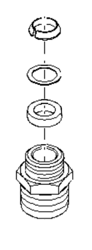 Dornbracht 04233003102-07 Wall connection