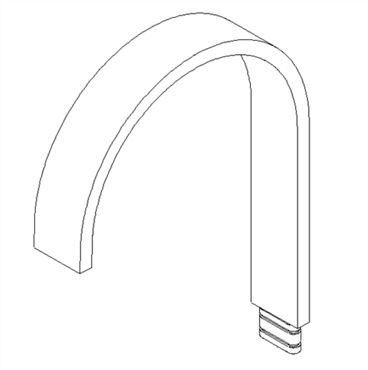 Dornbracht 04282217010-00 Auslauf 35 x 9 x 165 EHM-WT ME Dornbracht 04282217010-00 Auslauf 35 x 9 x 165 EHM-WT ME
