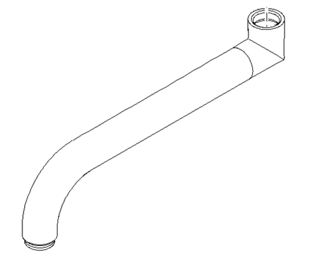 Dornbracht 04282507810-00 Auslauf schwenkbar 225mm - chr