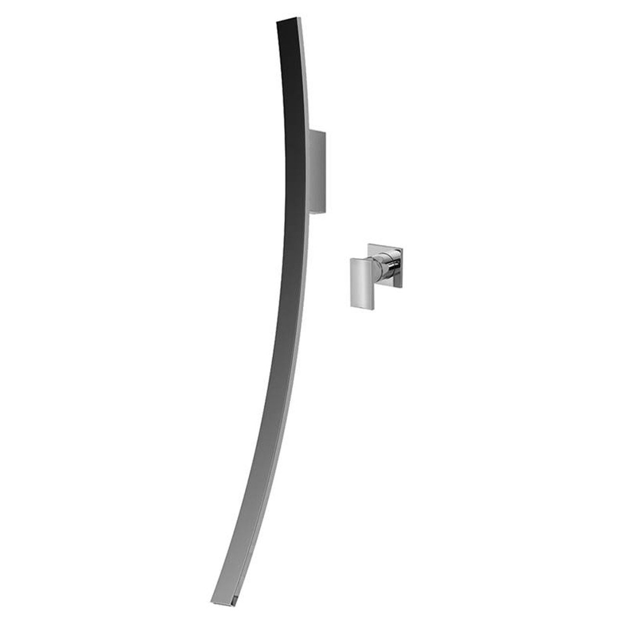 Graff G-6000-LM36W-PC - Luna Wall-Mounted Lavatory/Vessel Filler w/Single Control Handle, Polished Chrome