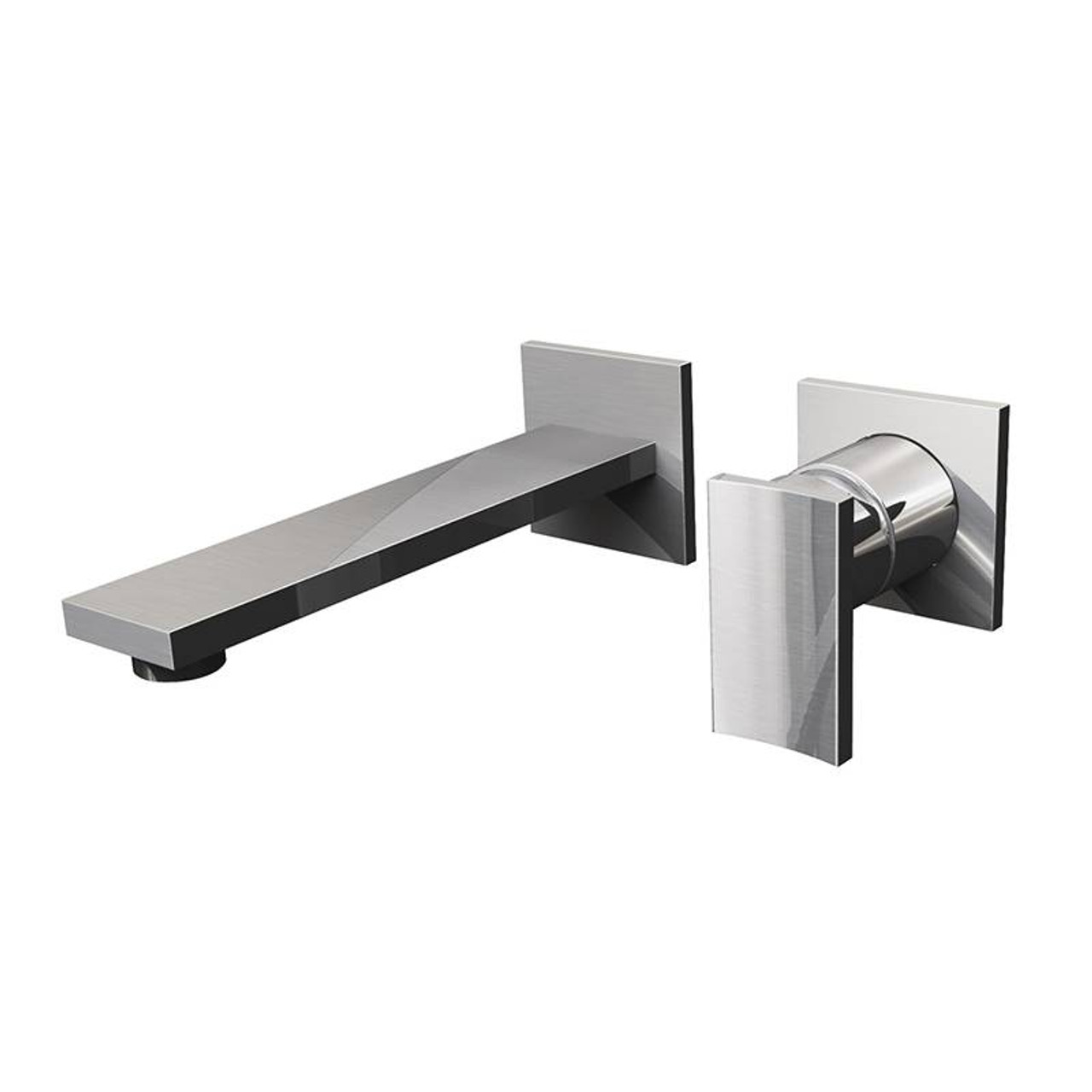 Graff G-3635-LM36W-SN - Targa Wall-Mounted Lav Faucet w/Single Handle, Steelnox (Satin Nickel)