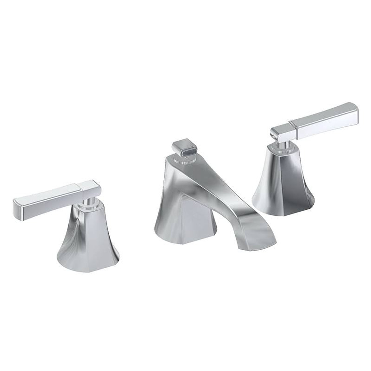 Graff G-6811-LM47B-PC Finezza DUE Widespread Lavatory Faucet w/Lever Handle, Polished Chrome Graff G-6811-LM47B-PC Finezza DUE Widespread Lavatory Faucet w/Lever Handle, Polished Chrome