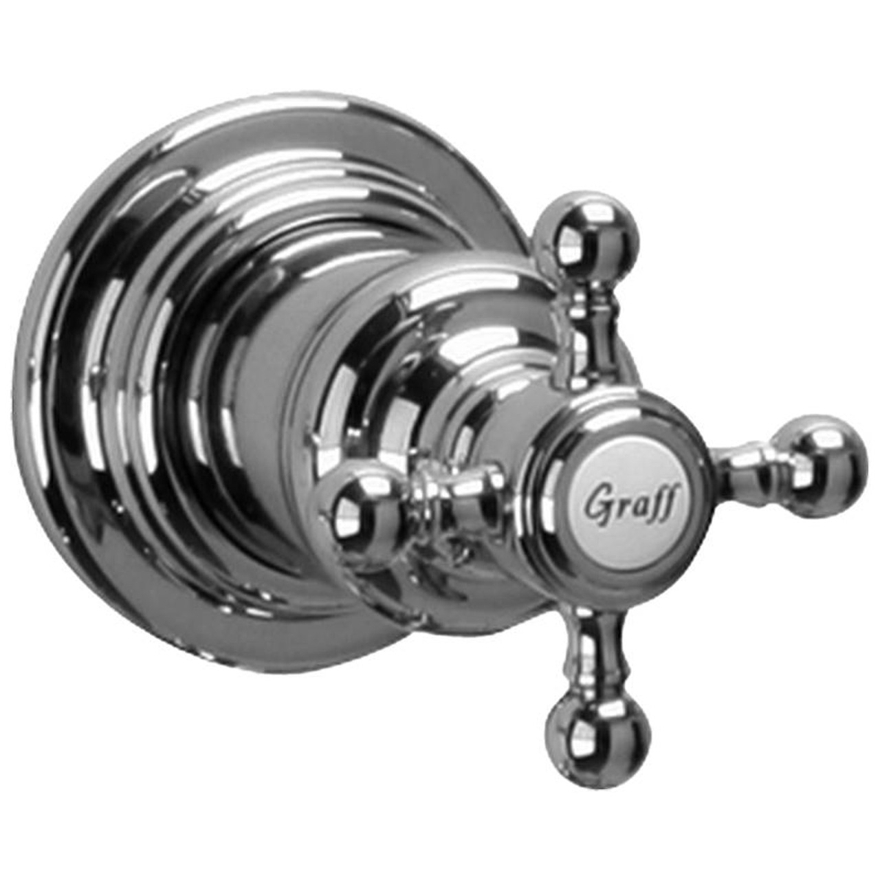 Graff - G-8090-C2S-BN-T - Canterbury Collection Stop/Volume Control Valve Trim Plate and Handle