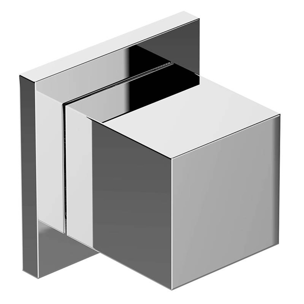 Graff G-8071-SH1-PC-T M-Series Square Two-Way Diverter Valve Trim Plate and Handle, Polished Chrome Graff G-8071-SH1-PC-T M-Series Square Two-Way Diverter Valve Trim Plate and Handle, Polished Chrome