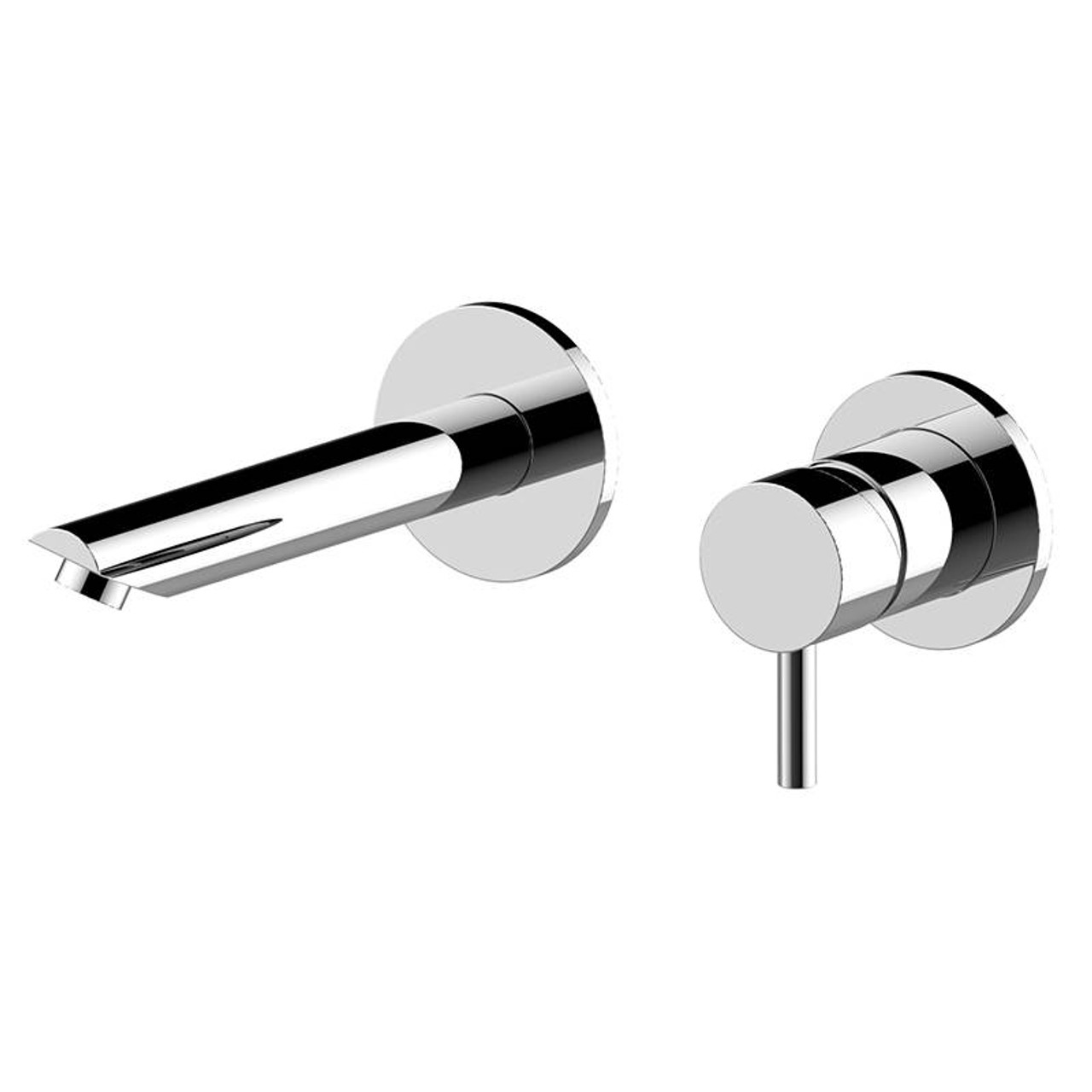 Graff G-6138-LM41MW-SN M.E. 25 Wall-Mounted Lavatory Faucet w/Single Handle, Steelnox (Satin Nickel)