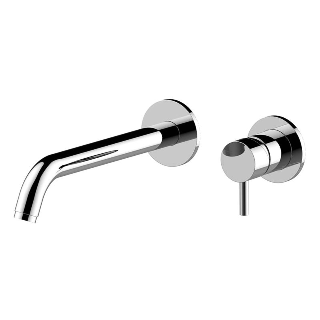 Graff G-6136-LM41MW-SN M.E. Wall-Mounted Lavatory Faucet w/Single Handle, Steelnox (Satin Nickel)