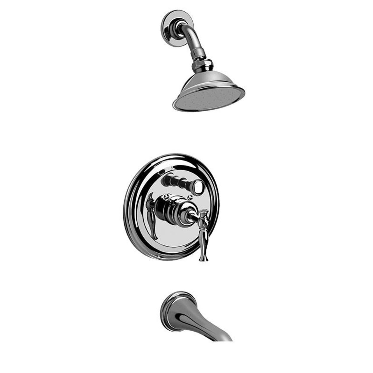 Graff - G-7165-LM22S-PC-T - Lauren Traditional Pressure Balancing Tub & Shower Set- Trim Only Graff - G-7165-LM22S-PC-T - Lauren Traditional Pressure Balancing Tub & Shower Set- Trim Only