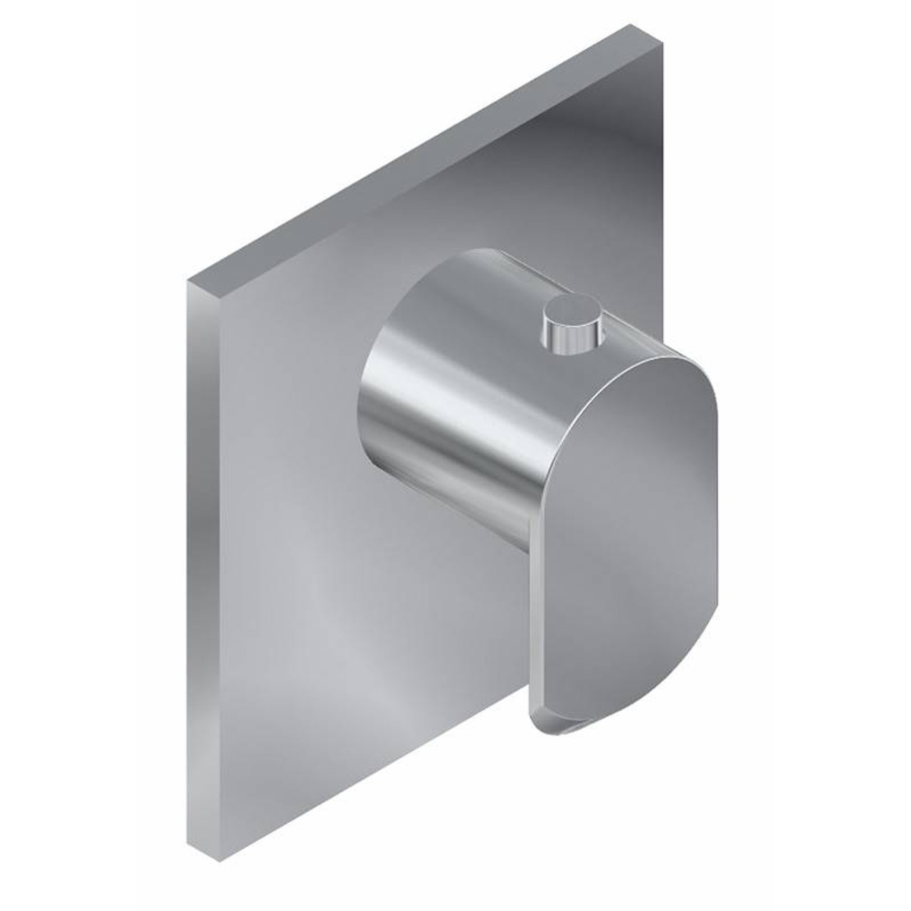 Graff G-8043-LM45E-OB-T M-Series Square Thermostatic Valve Trim Plate and Phase Handle, Olive Bronze