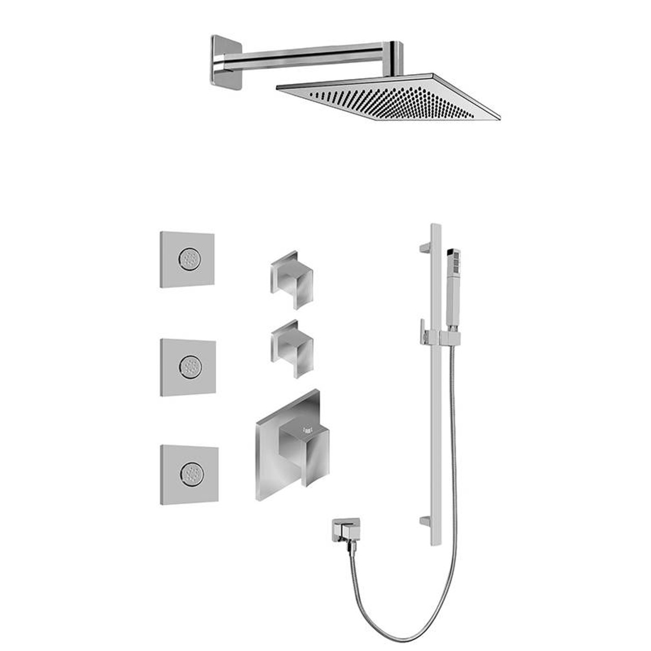 Graff GM3.112SH-C14E0-AU-T M-Series Full Thermostatic Shower System (Trim Only) , 24K Gold Plated Graff GM3.112SH-C14E0-AU-T M-Series Full Thermostatic Shower System (Trim Only) , 24K Gold Plated