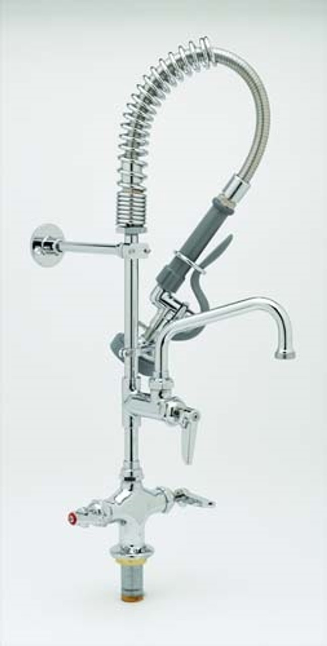 T&S Brass - MPZ-2DLN-06 - Single Deck Mounted Mini Pre-Rinse Faucet with Lever Handles T&S Brass - MPZ-2DLN-06 - Single Deck Mounted Mini Pre-Rinse Faucet with Lever Handles