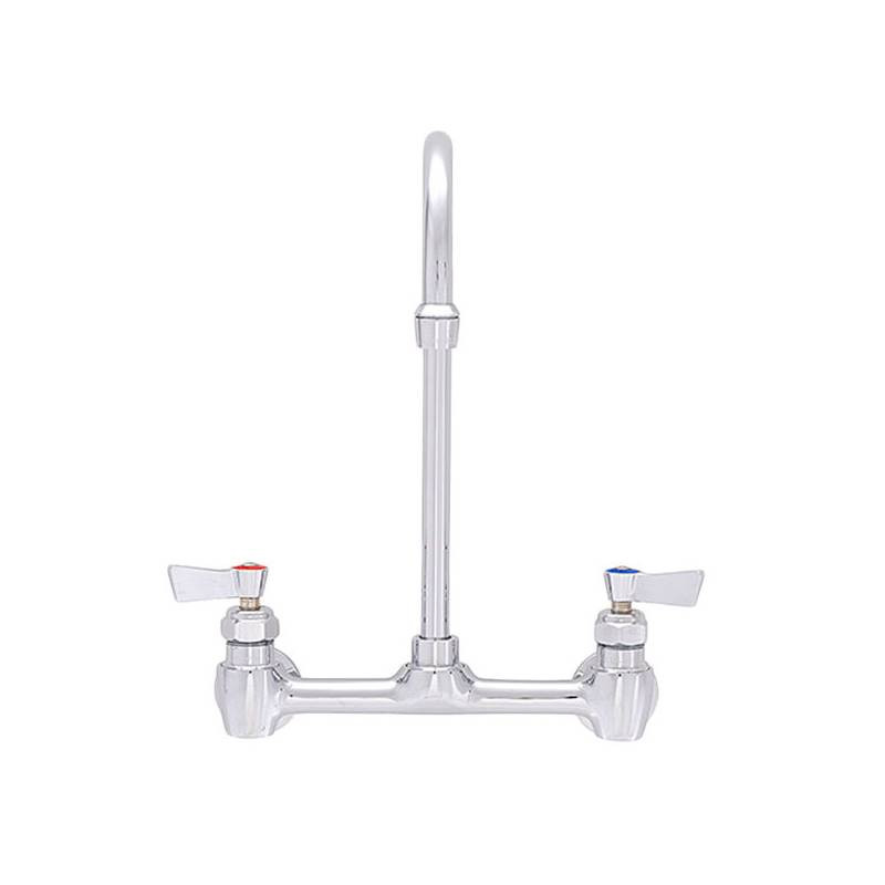 Fisher - 1953 - 8-inch Adjustable Wall Mounted Faucet - 6-inch Rigid Gooseneck Spout