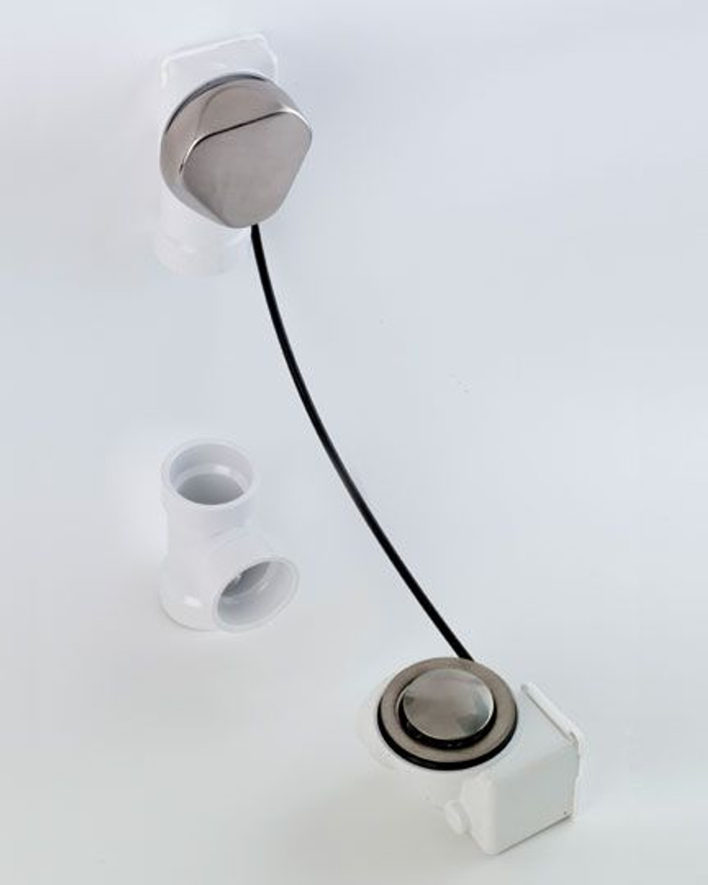 Jaclo 372 17"-22" PVC Cable Drain Waste and Overflow Assembly Complete With Trim