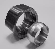 Arrowhead Brass 12C  - Part, 1/2-inch Compression Nut, Chrome Part, 1/2-inch Compression Nut, Chrome - 2.76 2.76 - 0.061 0.061 - Arrowhead Brass