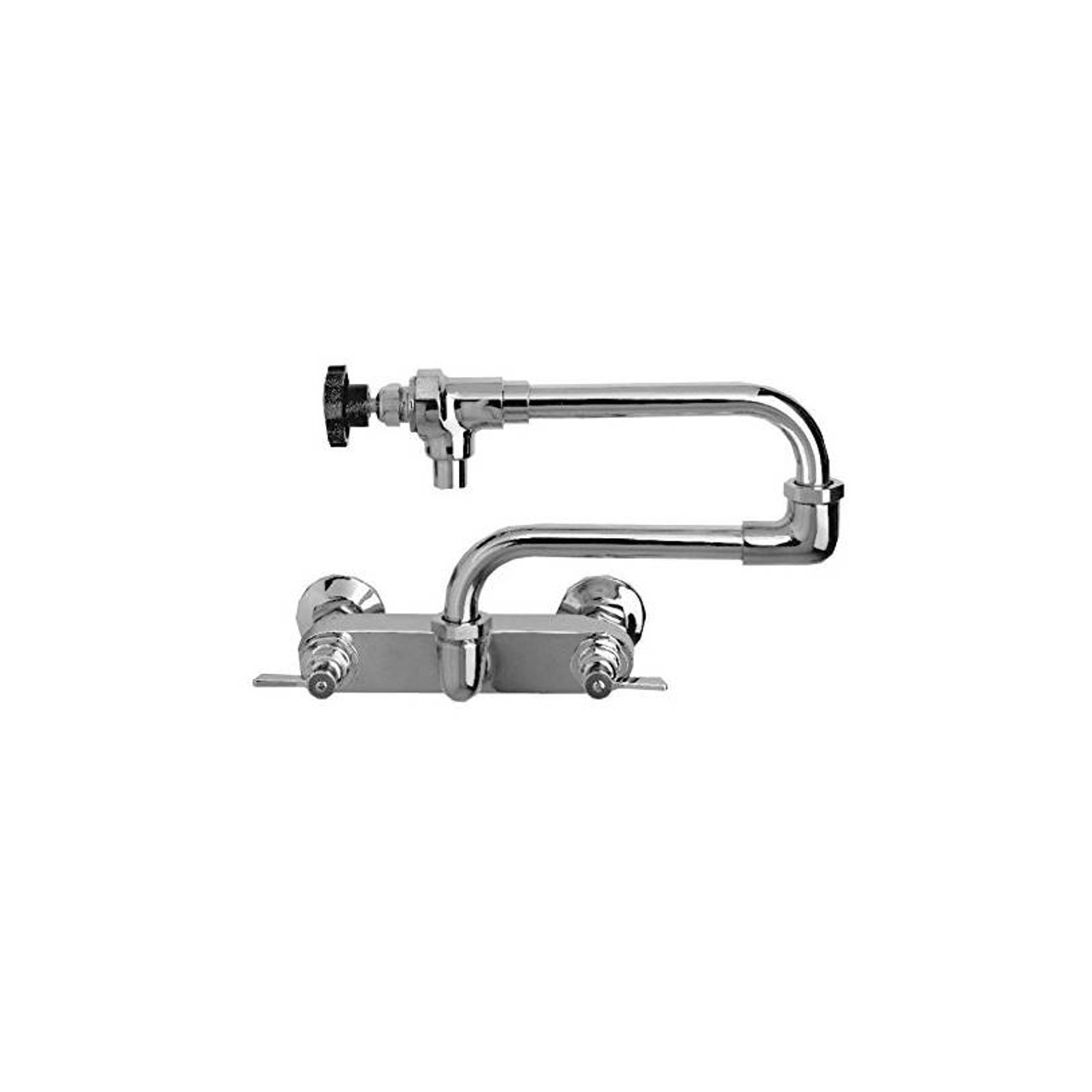 Fisher - 2267 - 3/4-inch Faucet - 8-inch Adjustable Wall Mounted - 20-inch Double Swing Spout Fisher - 2267 - 3/4-inch Faucet - 8-inch Adjustable Wall Mounted - 20-inch Double Swing Spout