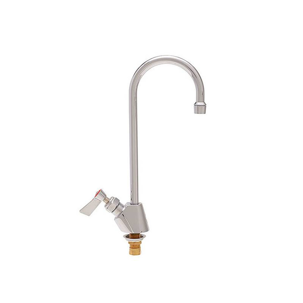 Fisher - 3026 - Single Deck Mount Faucet - 6-inch Rigid Gooseneck Spout Fisher - 3026 - Single Deck Mount Faucet - 6-inch Rigid Gooseneck Spout