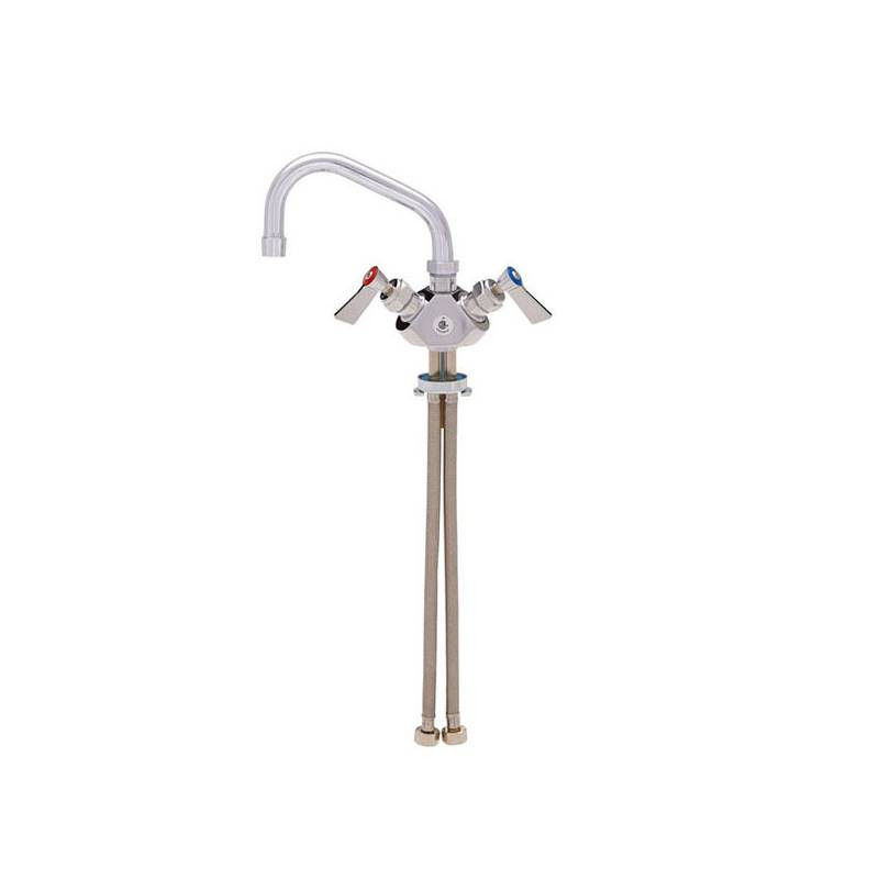 Fisher - 3111 - Single Deck Faucet, Dual Control - 8-inch Swivel Spout