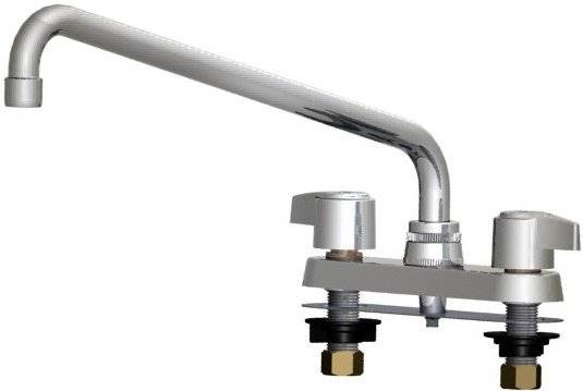 Union Brass® - 760F -Metal Handles, 14-Inch Tube Spout, Less Spray