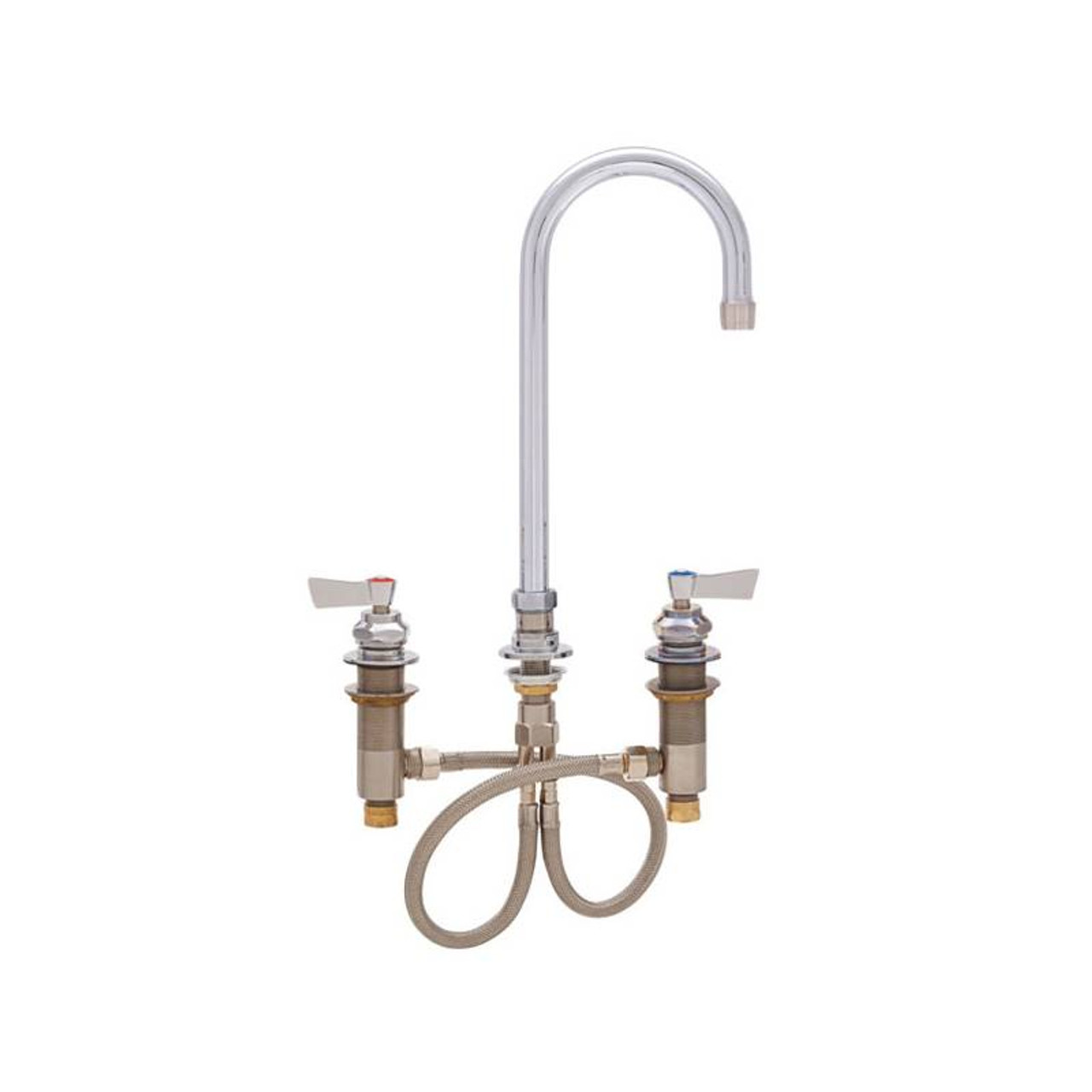 Fisher - 1899 - Widespread Faucet - 12-inch Swivel Gooseneck Spout Fisher - 1899 - Widespread Faucet - 12-inch Swivel Gooseneck Spout