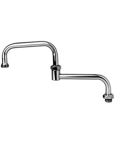 T&S Brass - 066X - Double Joint Swing Nozzle, 6-inch Back Section, 6-inch Front Section, 12-inch Overall Length