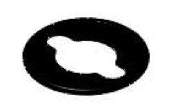 T&S Brass - 144L - PLSTIC GSKT 2-inch