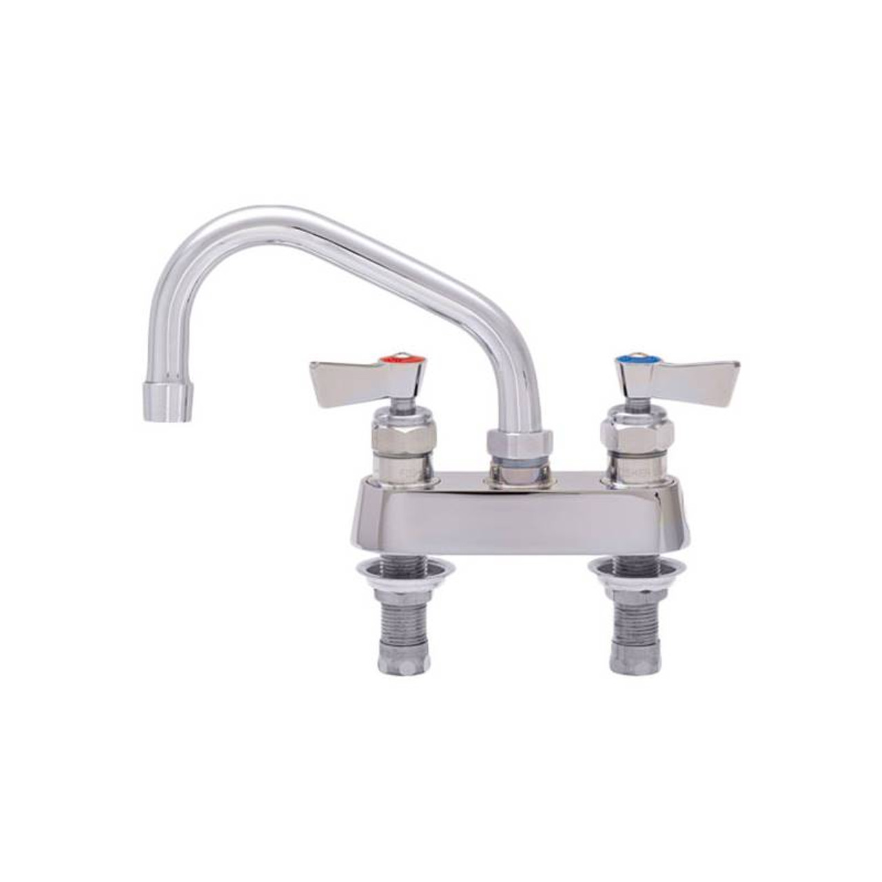 Fisher - 53767 - 4” Wall Body with Deck Mount Adapters, 10-inch Swing Spout and Lever Handles 