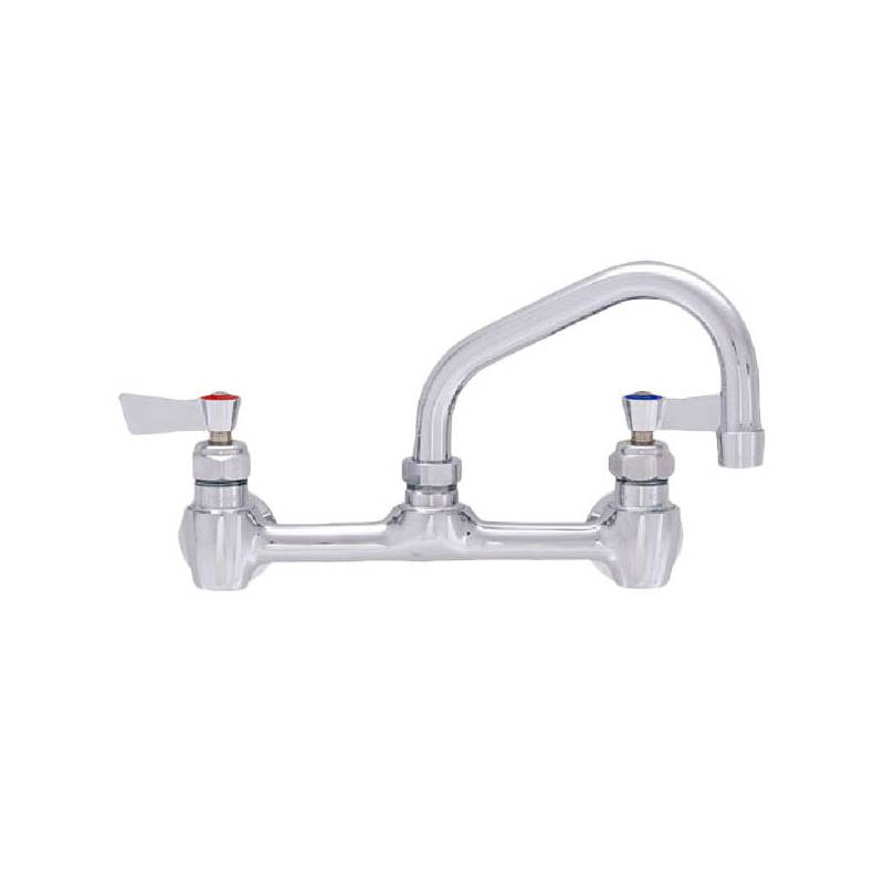 Fisher - 60690 - 8” Wall Mounted Faucet with Concentrics, 14-inch Swing Spout and Lever Handles