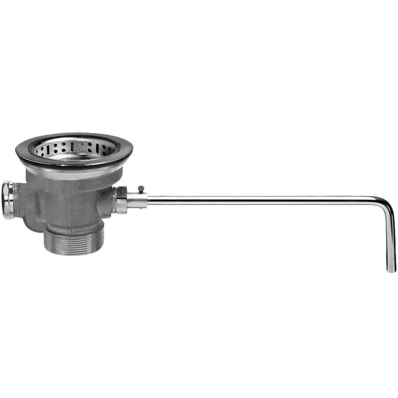 Fisher 22411 - DrainKing Waste Valve with Locking Basket Strainer and Overflow Body Fisher 22411 - DrainKing Waste Valve with Locking Basket Strainer and Overflow Body