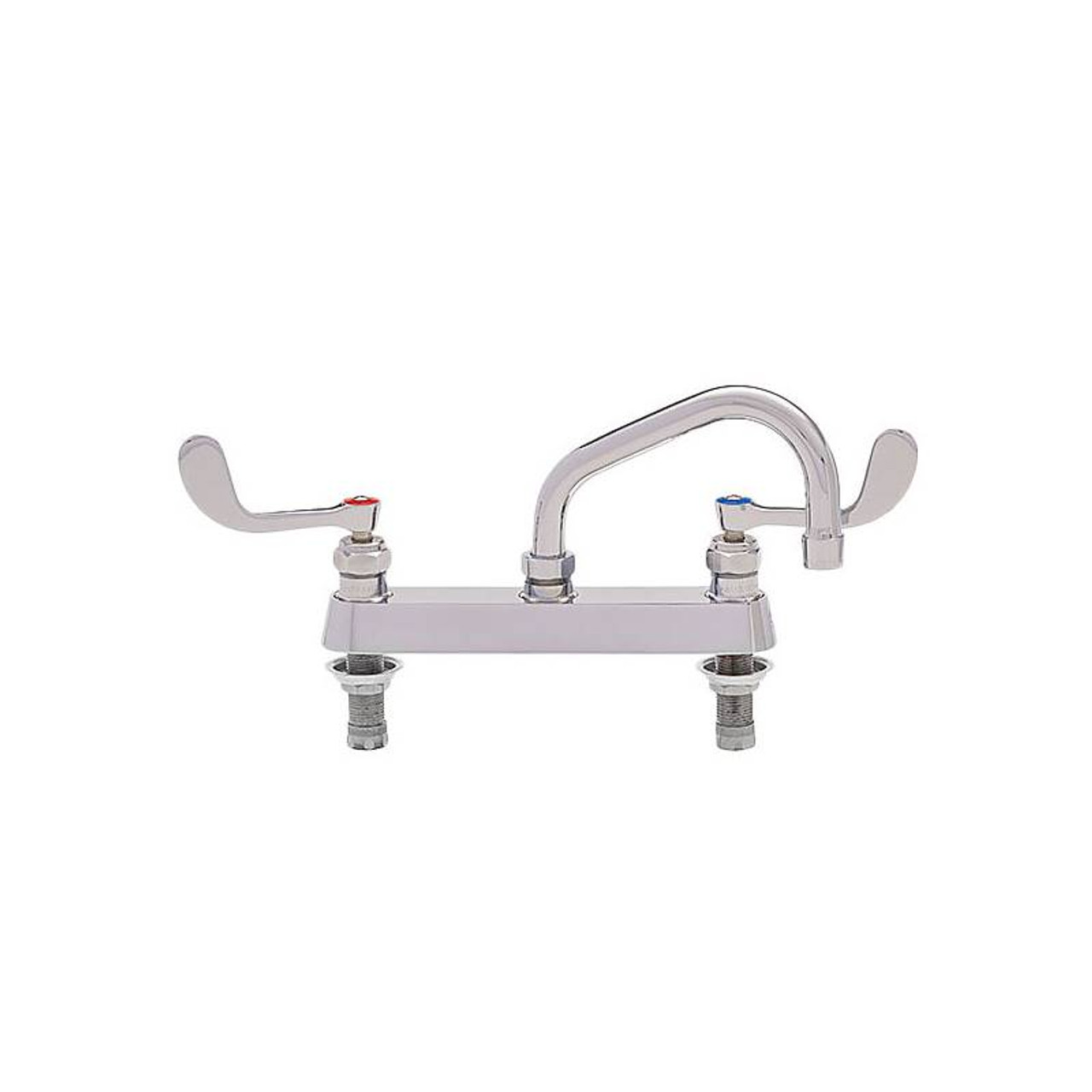 Fisher - 57851 - 8” Wall Body with Deck Mount Adapters, 12-inch Swing Spout and Wrist Handles 