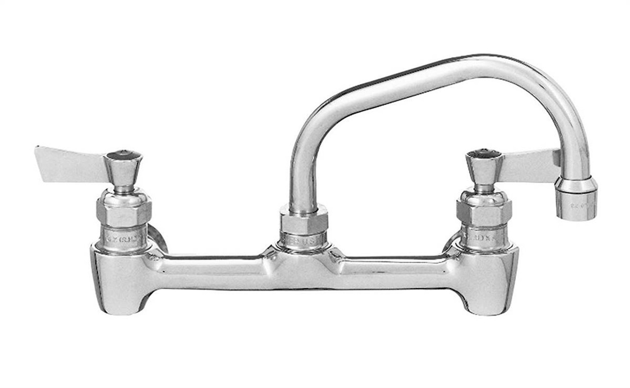 Fisher - 13234 - 8-inch Backsplash Mounted Faucet - 6-inch Swivel Spout Fisher - 13234 - 8-inch Backsplash Mounted Faucet - 6-inch Swivel Spout