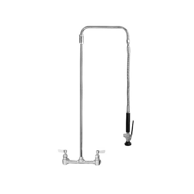 Fisher - 13404 - Swivel Style Pre-Rinse Faucet - 8-inch Backsplash Mounted