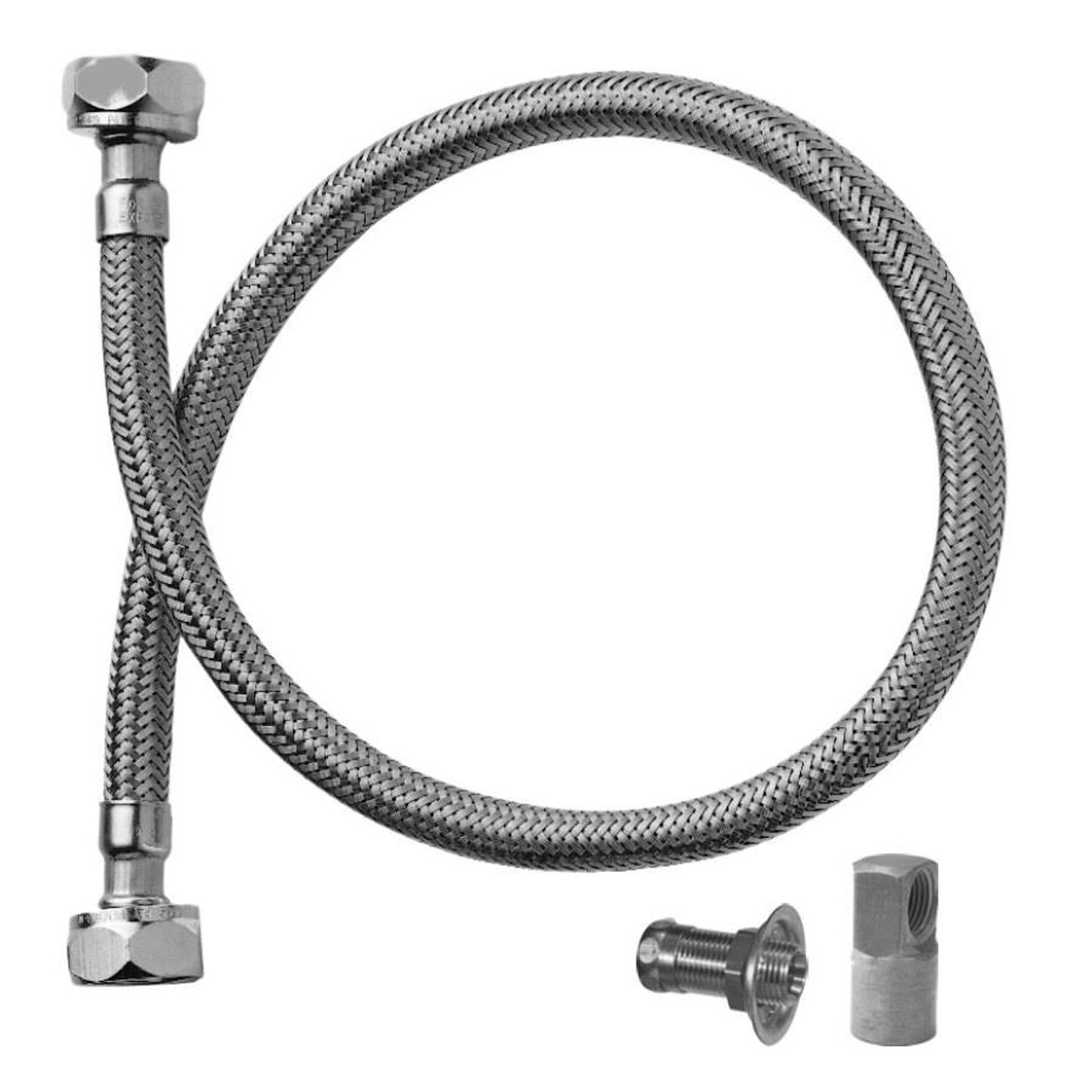 Fisher 73270 CLOSE NIPPLE, ELBOW & SUPPLY LINE 1/2 BRS 2 EACH