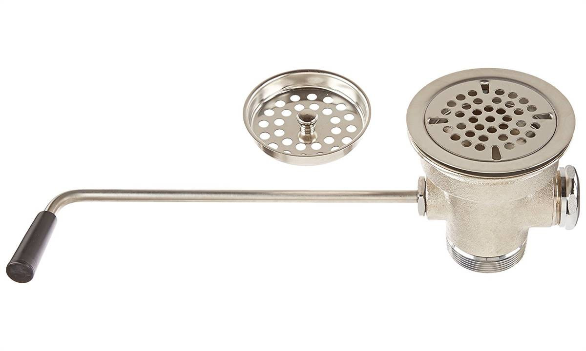 Fisher - 24899 - Twist Waste Drain Assembly, Basket Strainer - 2 OVF