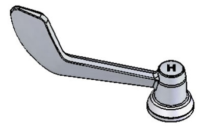 Union Brass 88184 - WRIST ACTION HANDLE ASSY - HOT