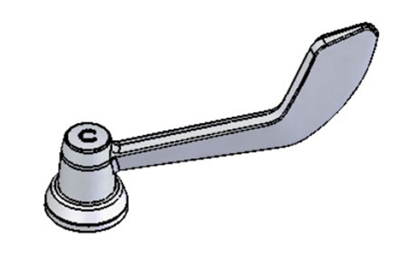 Union Brass 88185 - WRIST ACTION HANDLE ASSY -COLD