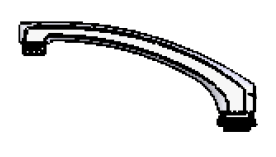 Union Brass 80135 - (9225) CAST SPOUT ASSEMBLY