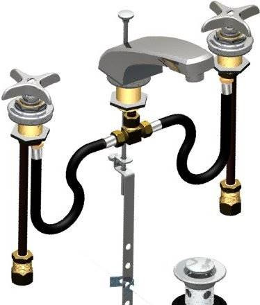 Union Brass® - 907-X - Compression Valves, Cross Handles, W/Pop-Up